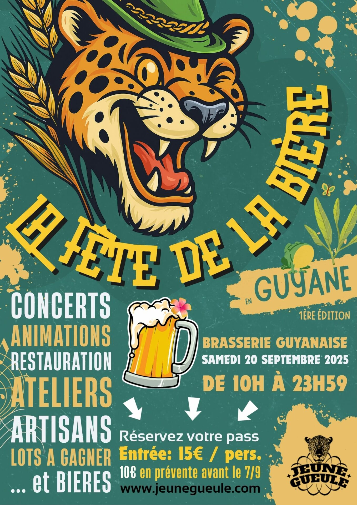 Fête de la bière en Guyane – Samedi 20 septembre 2025