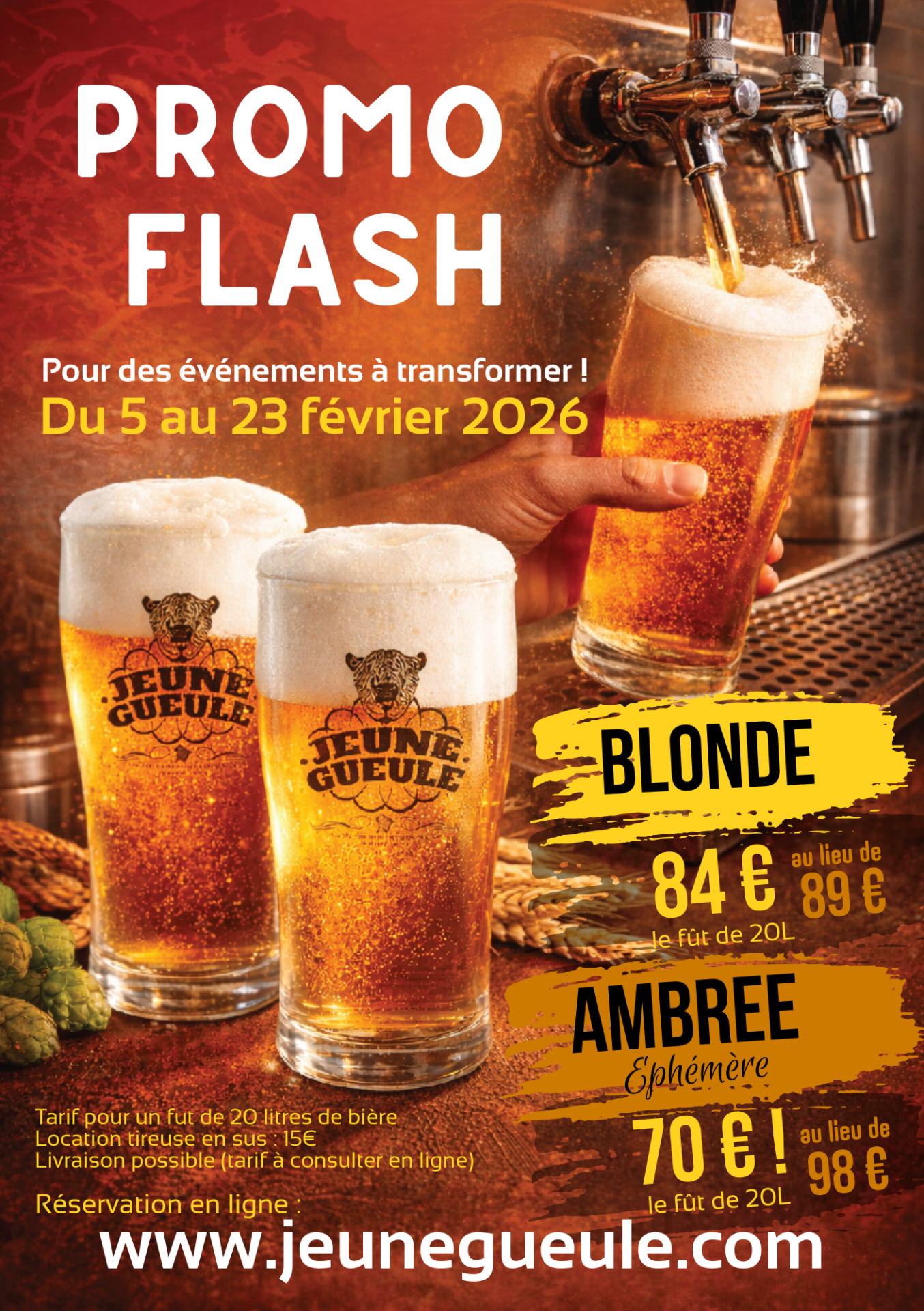 Transformez vos événements de février !