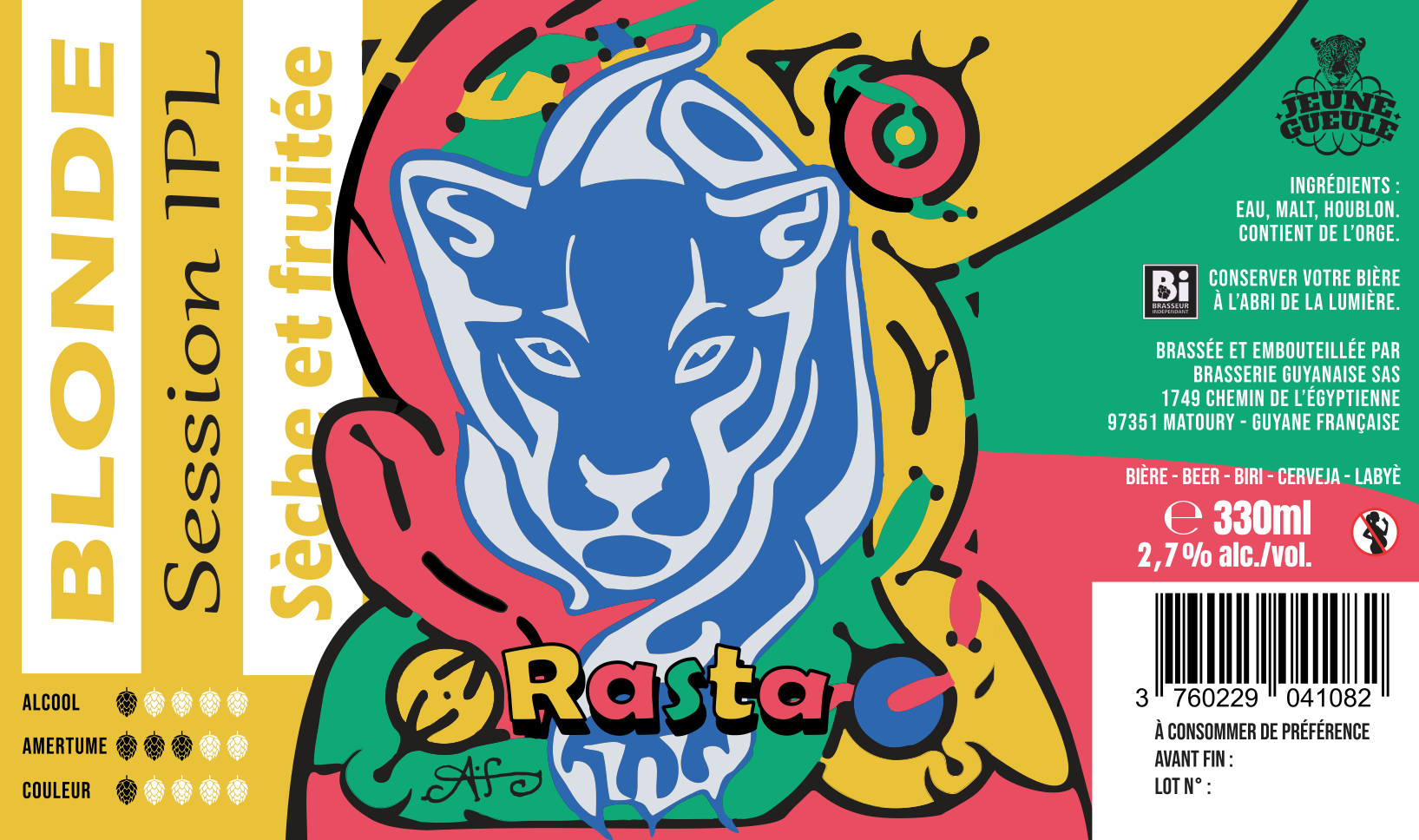 RASTA, une nouvelle bière multi…