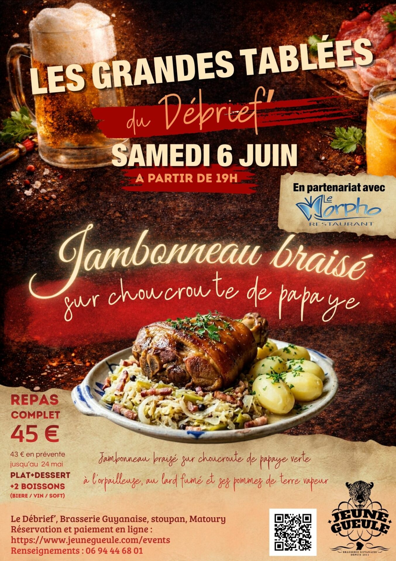 Les grandes tablées du Débrief&rsquo;