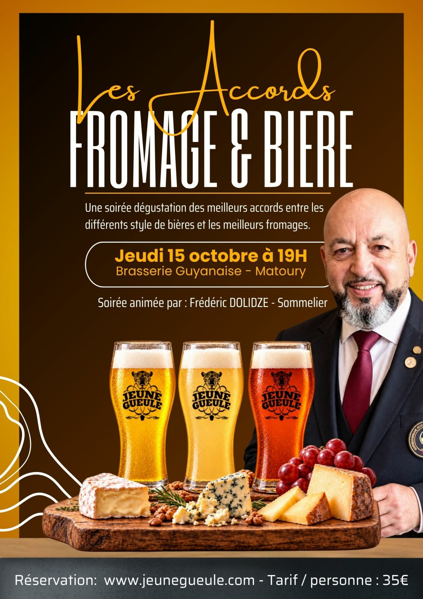 Soirée dégustation bière et fromage