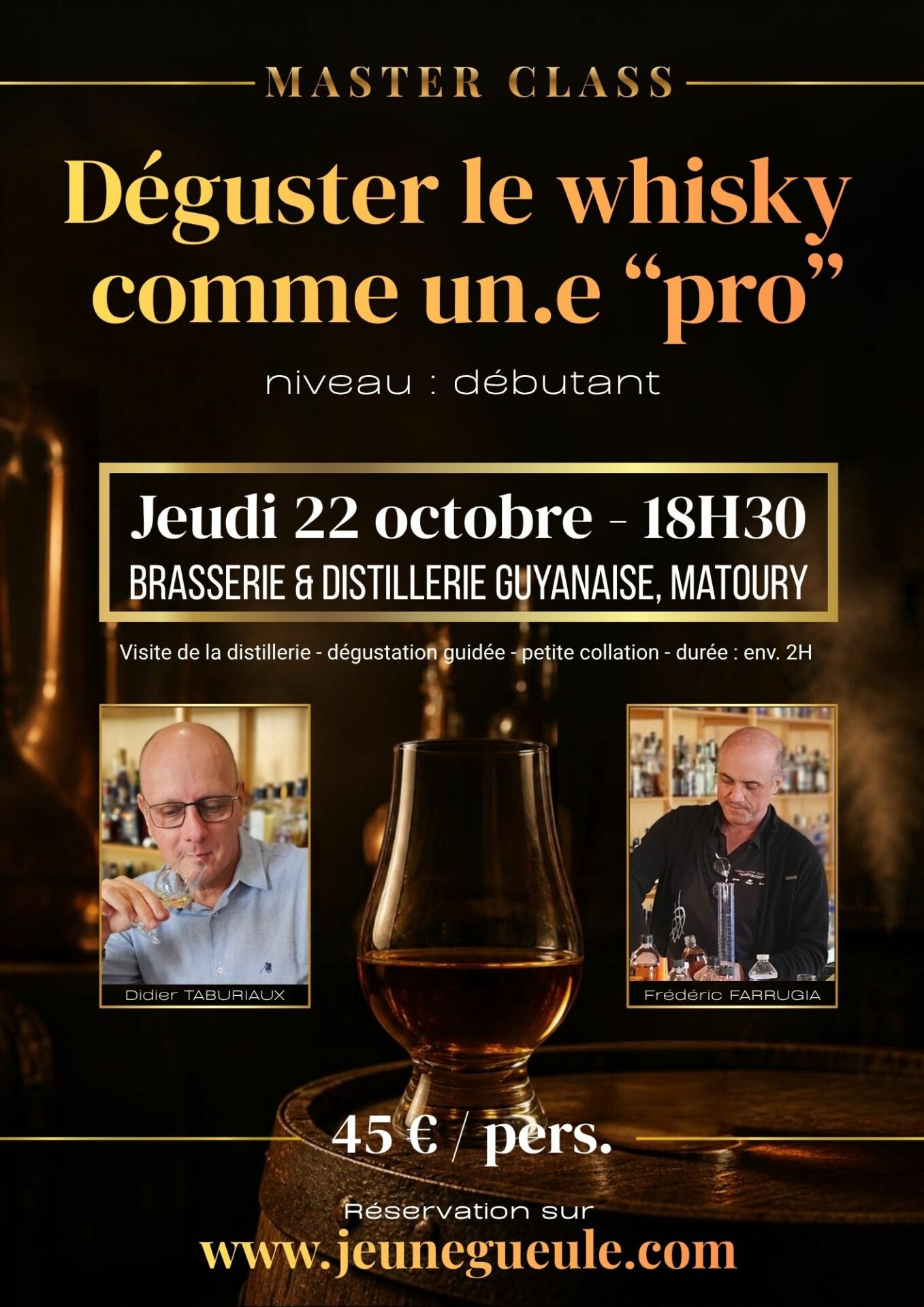 Masterclass – Déguster le whisky comme un.e « pro »